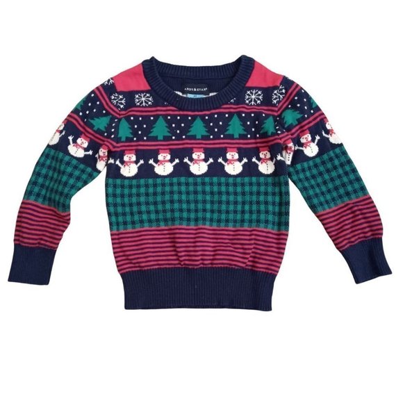 𝅺ANDY & Evan Holiday sweater size 2T - Picture 1 of 4